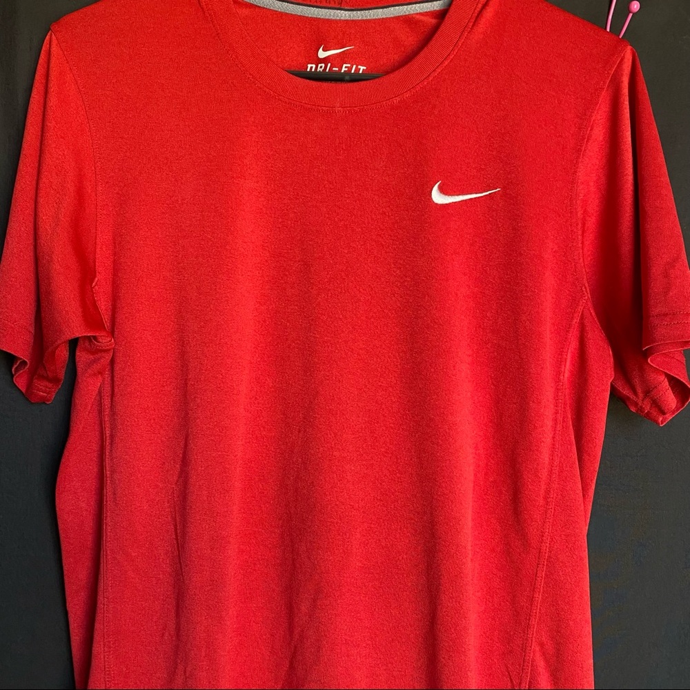 Red Nike Dri-Fit T-shirt